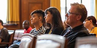 Provost Academy students visit city government