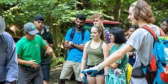 Provost Academy Students participate in planting activity